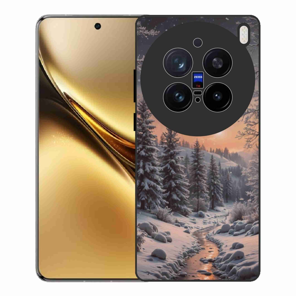 Gél borítás mmCase a Vivo X200 Pro 5G-hez - téli táj 2