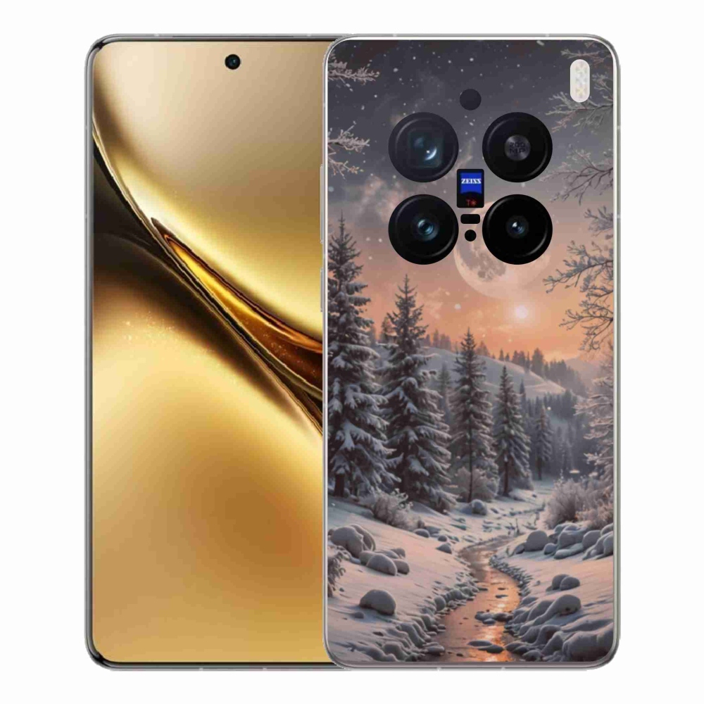 Gél borítás mmCase a Vivo X200 Pro 5G-hez - téli táj 2