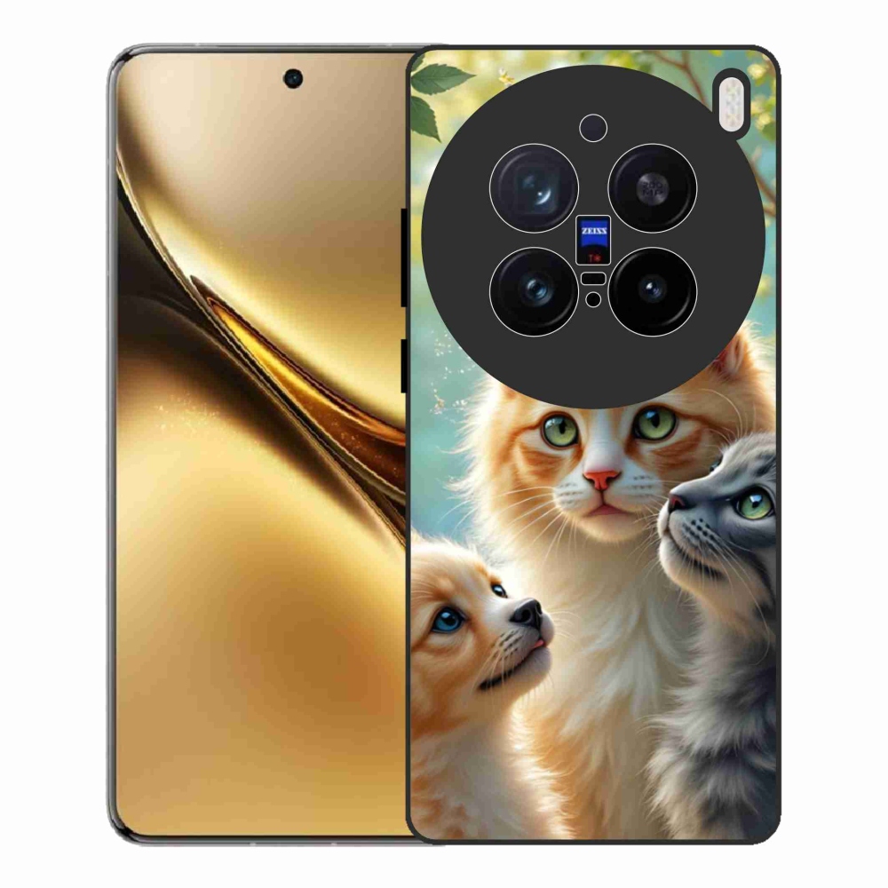 Zselés borítás mmCase a Vivo X200 Pro 5G-hez - állatbarátság 2