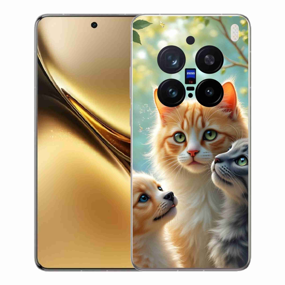 Zselés borítás mmCase a Vivo X200 Pro 5G-hez - állatbarátság 2