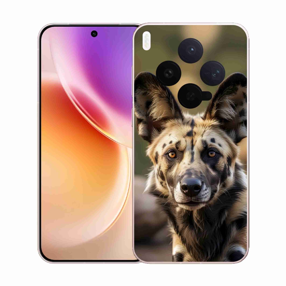 Zselés borítás mmCase a Vivo X300 5G készülékhez - Afrikai vadkutya