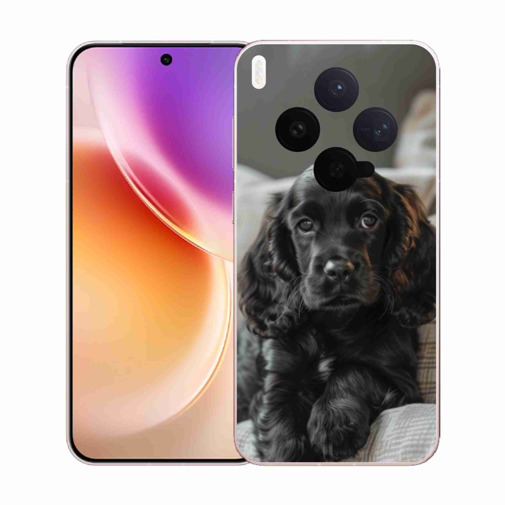 Zselés borítás mmCase a Vivo X300 5G készülékhez - English Cocker Spaniel