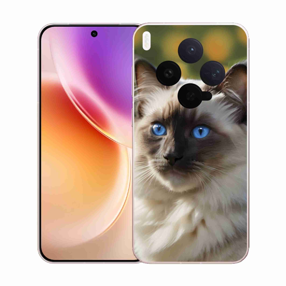 Zselés borítás mmCase a Vivo X300 5G-hez - fehér rongybaba