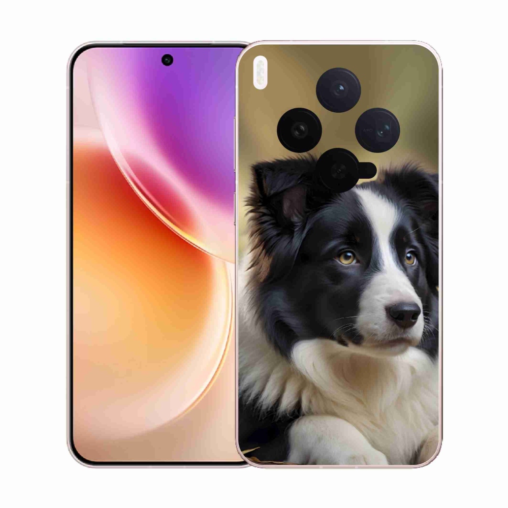 Zselés borítás mmCase a Vivo X300 5G-hez - border colie 2