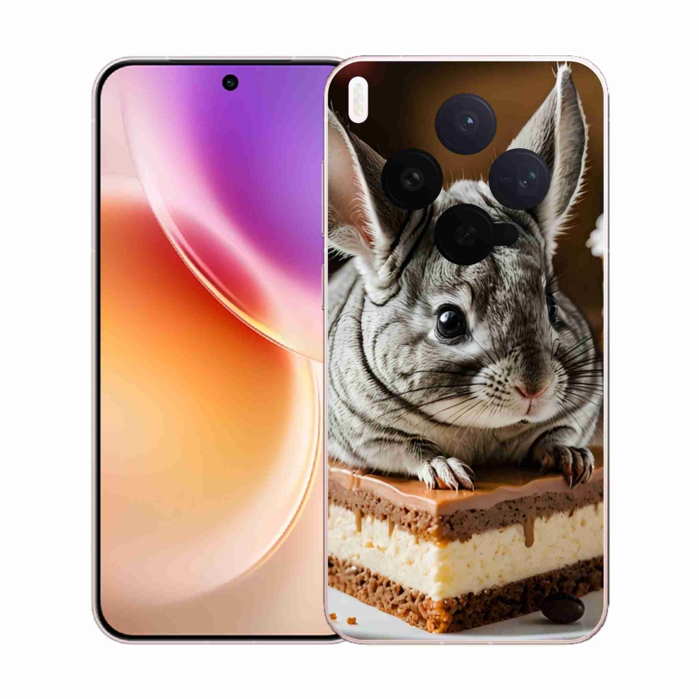 Zselés borítás mmCase a Vivo X300 5G készülékhez - csincsilla