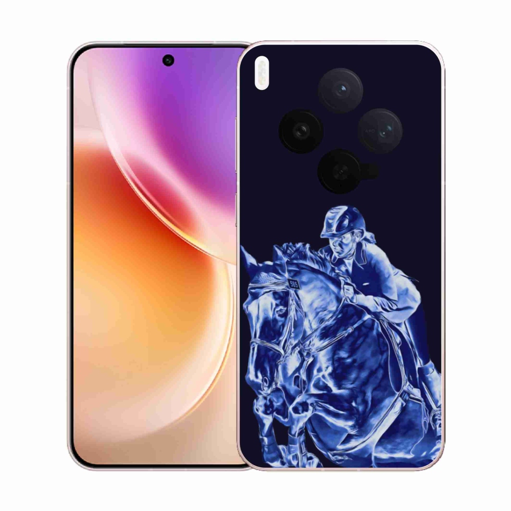 Zselés borítás mmCase a Vivo X300 5G-hez - versenyló