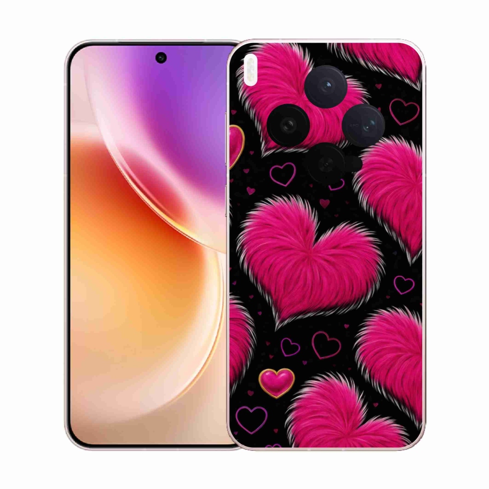 Gél borítás mmCase a Vivo X300 5G-n - puha szív