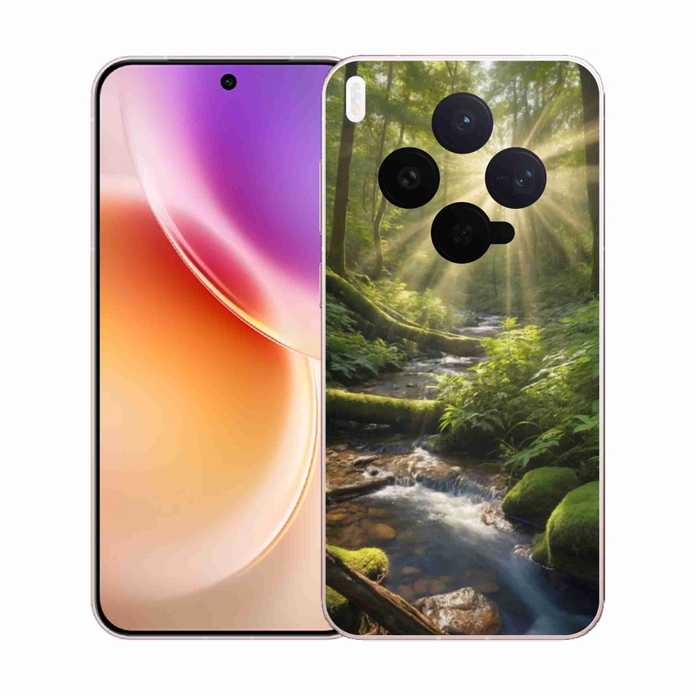 Zselés borítás mmCase a Vivo X300 5G-hez - erdő mélysége