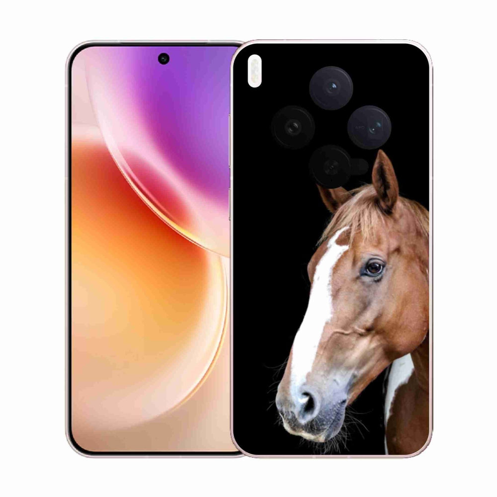 Zselés borítás mmCase Vivo X300 5G - barna ló 3