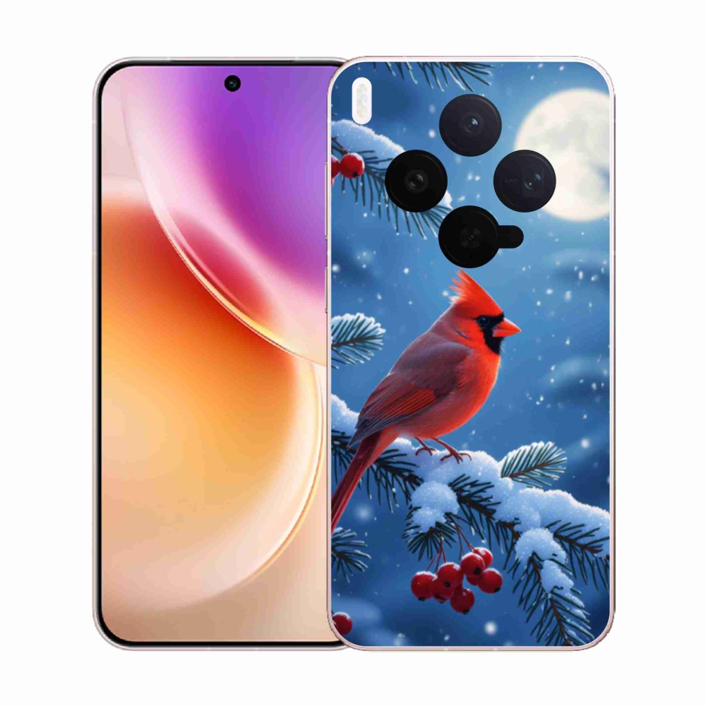 Zselés borítás mmCase a Vivo X300 5G készülékhez - kardinálpiros színű