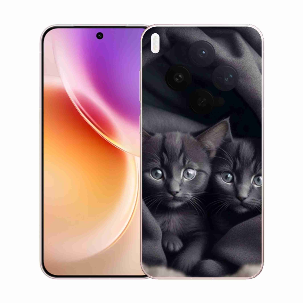 Zselés borítás mmCase a Vivo X300 5G készülékhez - cat duo
