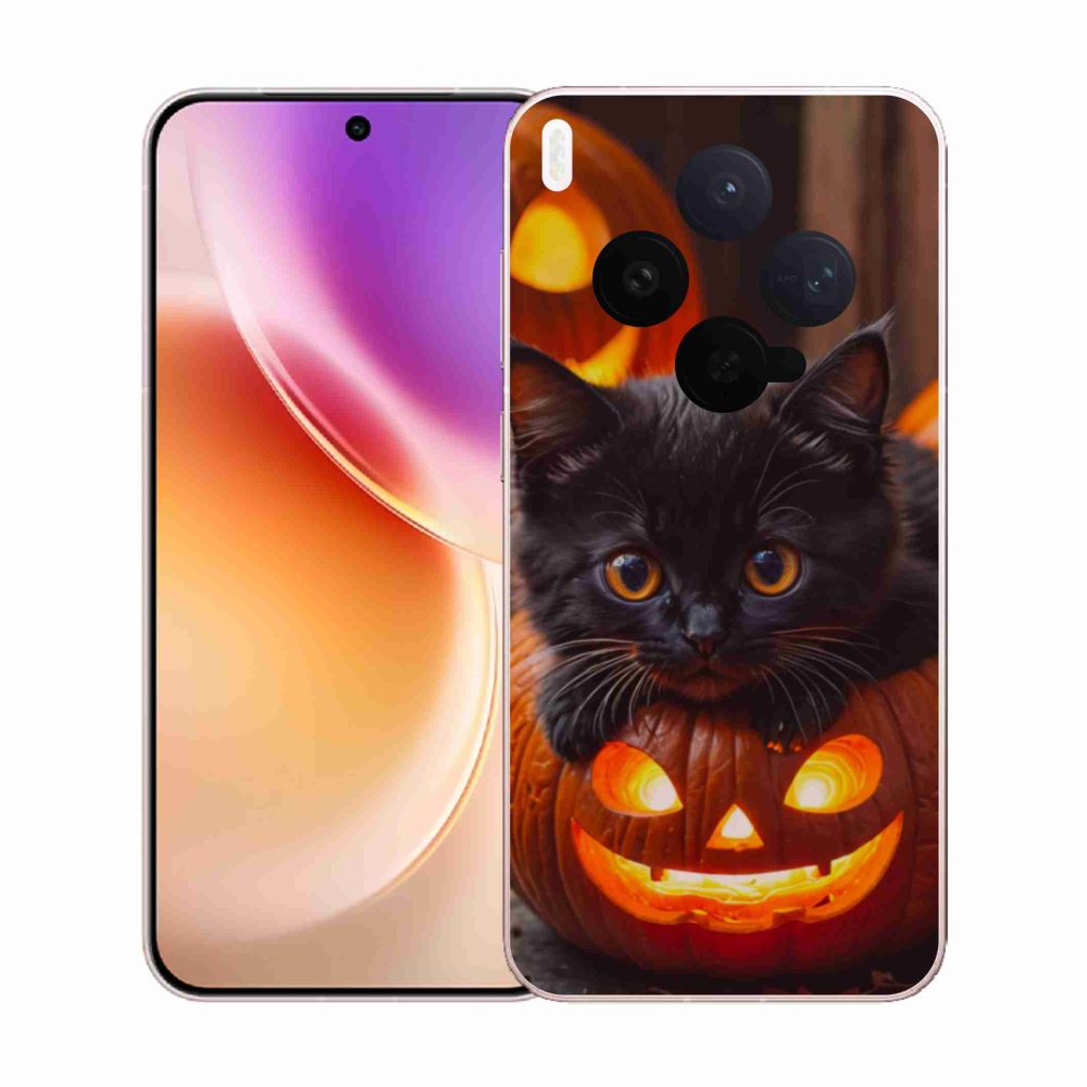 Zselés borítás mmCase a Vivo X300 5G készülékhez - cica és tök