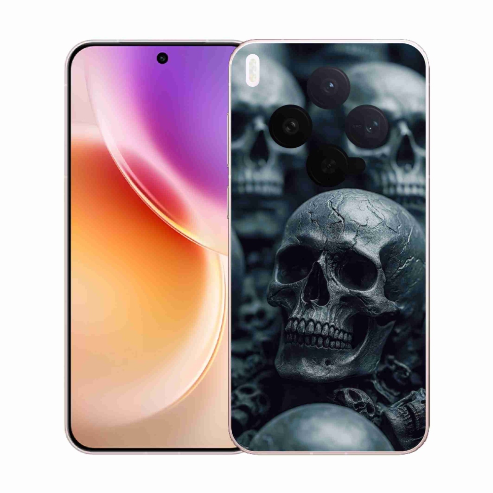 Zselés borítás mmCase a Vivo X300 5G készülékhez - koponya 2