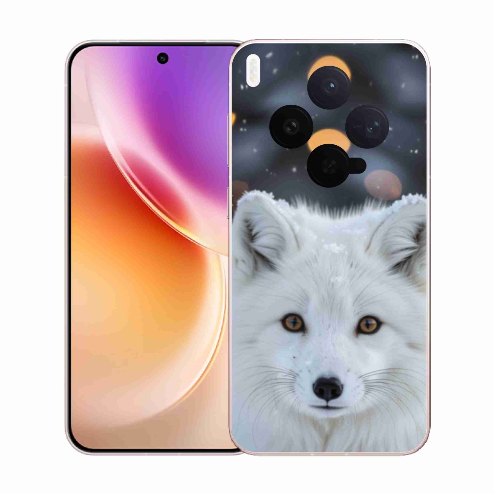 Zselés borítás mmCase a Vivo X300 5G készülékhez - polár róka