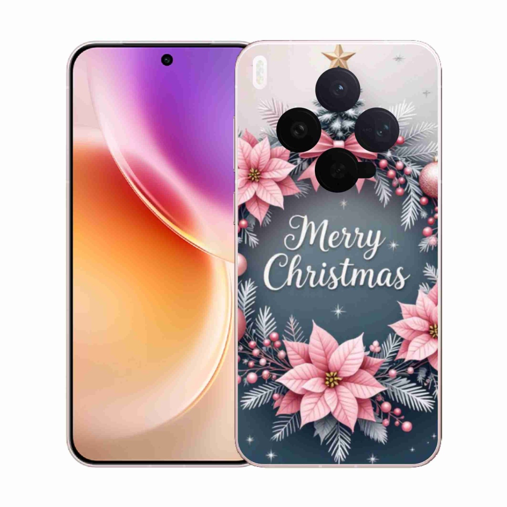 Gél borító mmCase a Vivo X300 5G-hez - boldog karácsonyt!