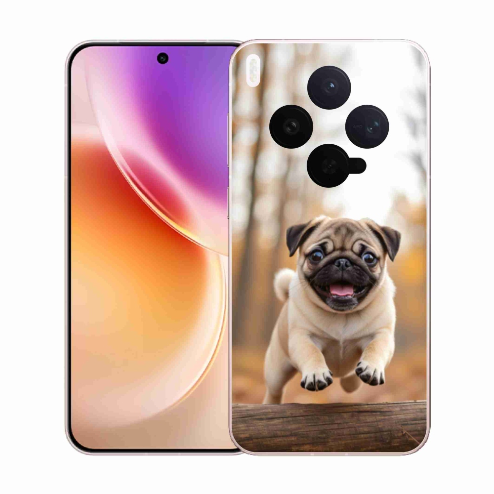 Zselés borítás mmCase a Vivo X300 5G-hez - mopsz 2