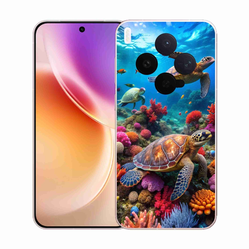 Zselés borítás mmCase a Vivo X300 5G készülékhez - Sea World 2