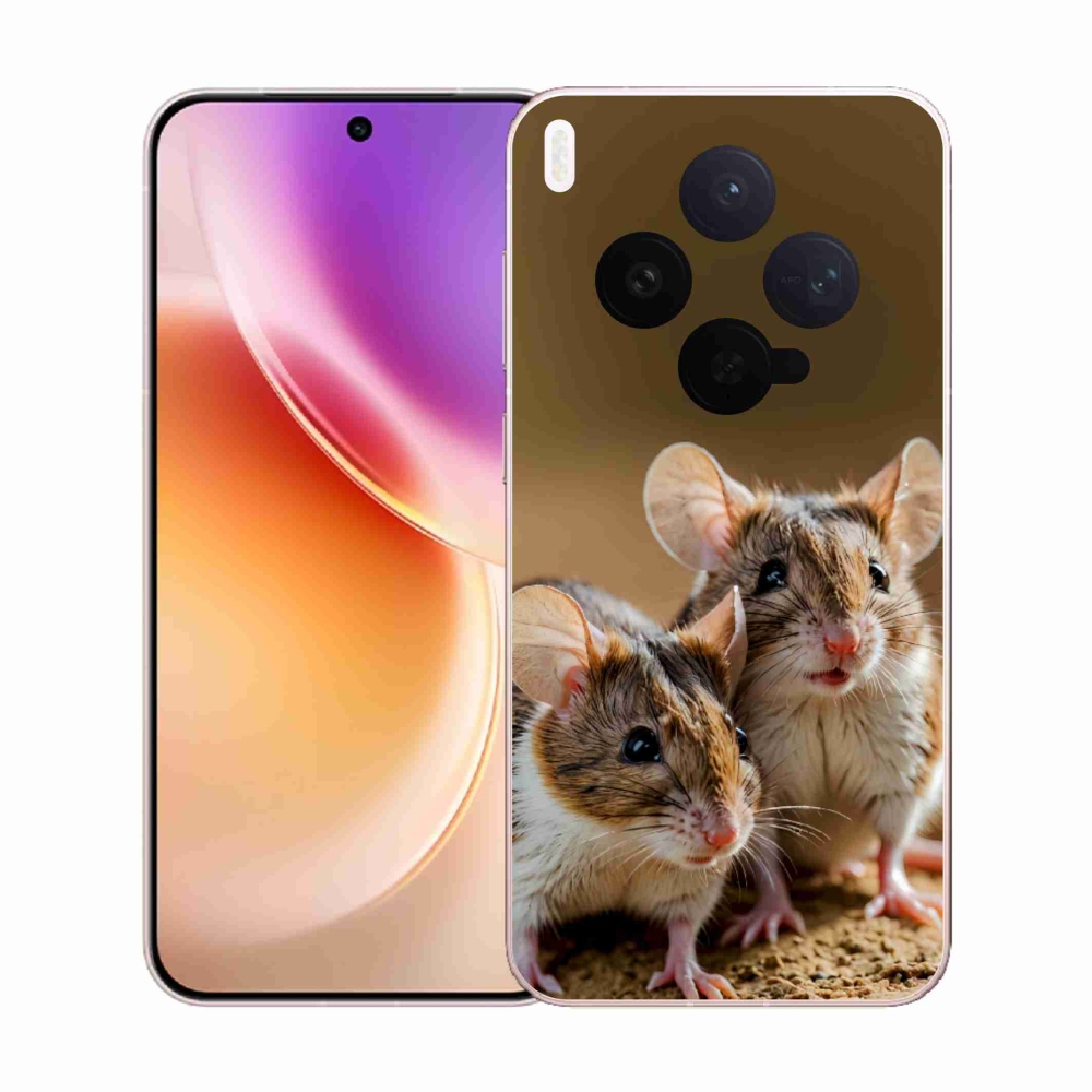 Zselés borítás mmCase a Vivo X300 5G-hez - egér duo