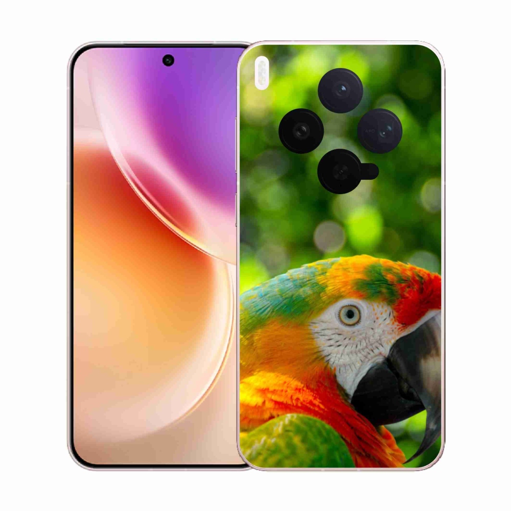 Zselés borítás mmCase a Vivo X300 5G-hez - papagáj ara 3