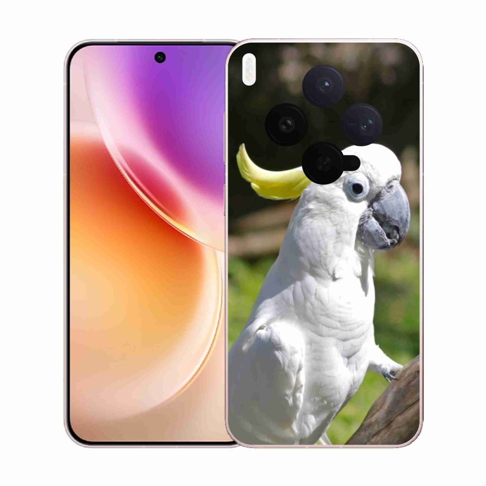 Zselés borítás mmCase a Vivo X300 5G készülékhez - papagáj kakadu 2