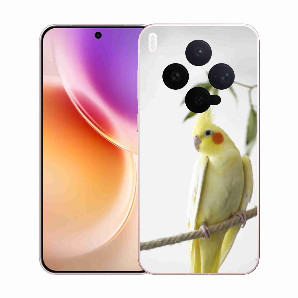 Zselés borítás mmCase a Vivo X300 5G készülékhez - papagájkorall