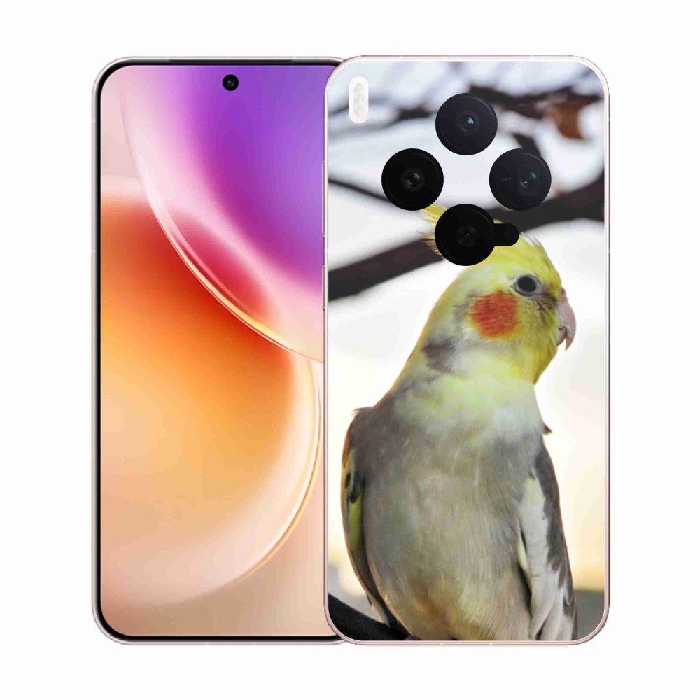 Zselés borítás mmCase a Vivo X300 5G készülékhez - papagáj korela