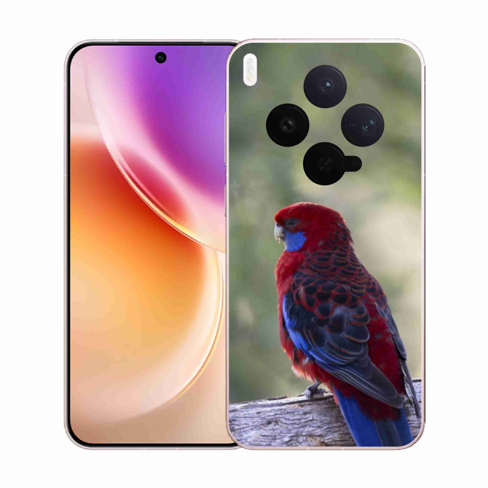 Zselés borítás mmCase a Vivo X300 5G-hez - papagáj rosela