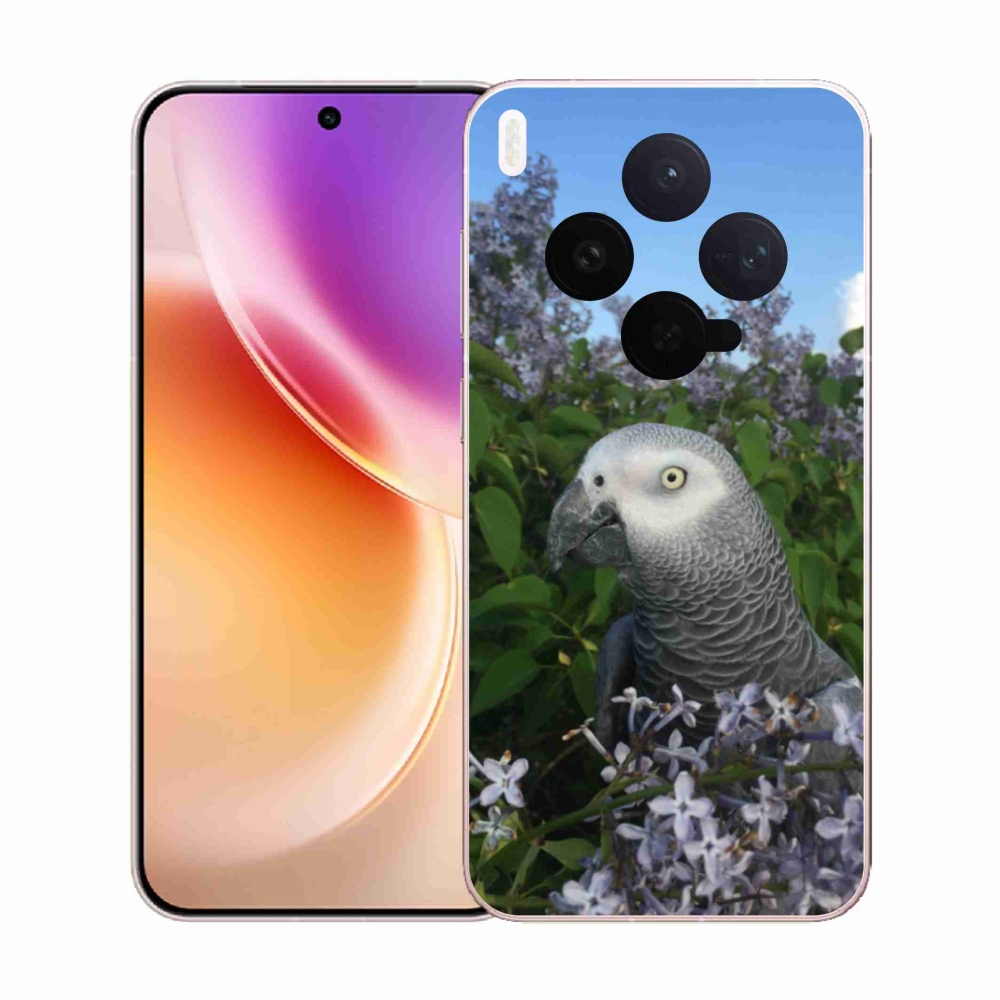 Zselés borítás mmCase a Vivo X300 5G készülékhez - papagáj Jacob