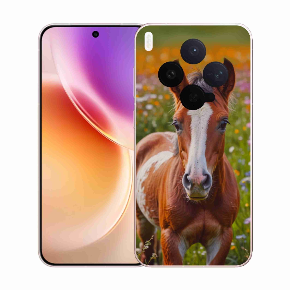 Gélburkolat mmCase a Vivo X300 5G-n - aranyos csikó