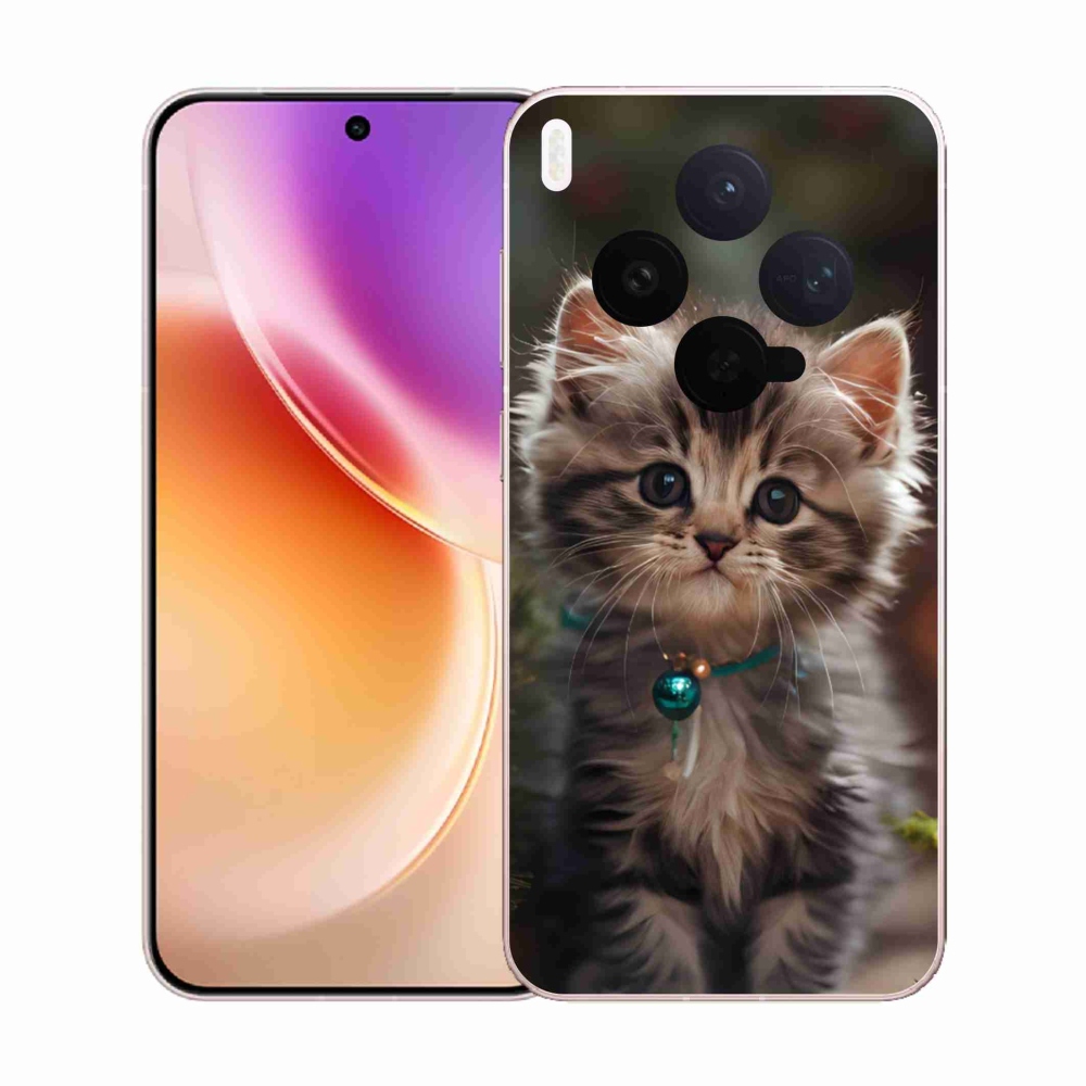 Gél borítás mmCase a Vivo X300 5G készülékhez - aranyos cica 11