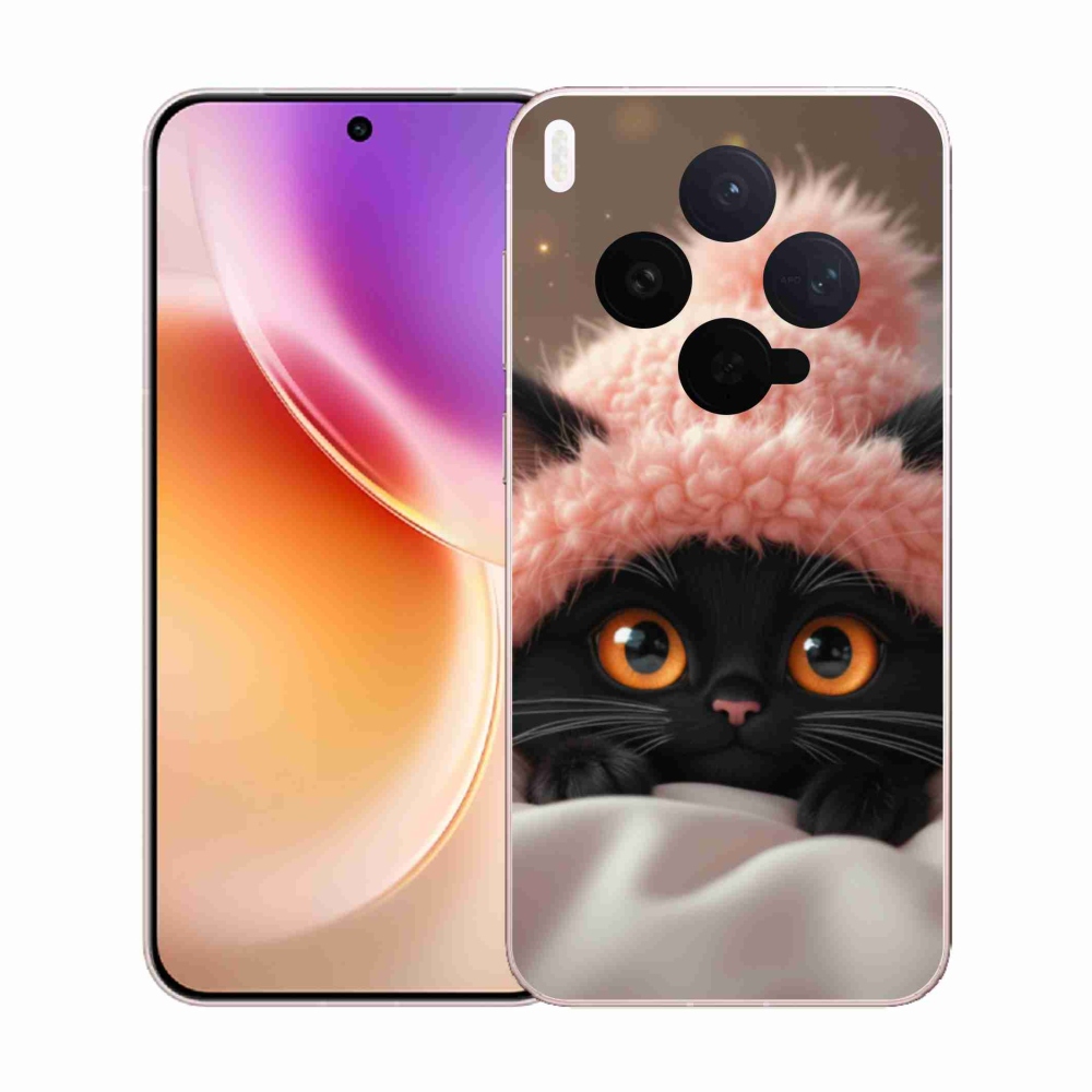 Gél borító mmCase a Vivo X300 5G készülékhez - aranyos cica 7