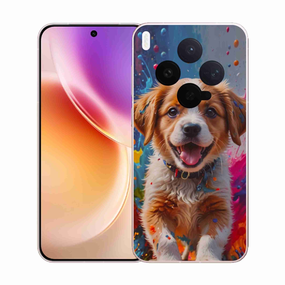 Gélburkolat mmCase a Vivo X300 5G-n - aranyos kiskutya 3