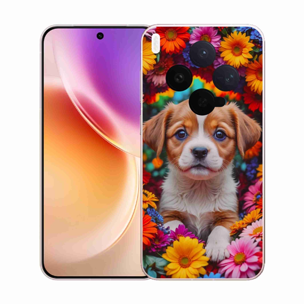 Gélburkolat mmCase a Vivo X300 5G-n - aranyos kiskutya