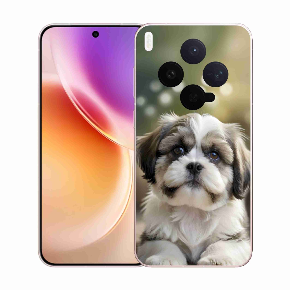 Gél borító mmCase a Vivo X300 5G-hez - aranyos shih-tzu