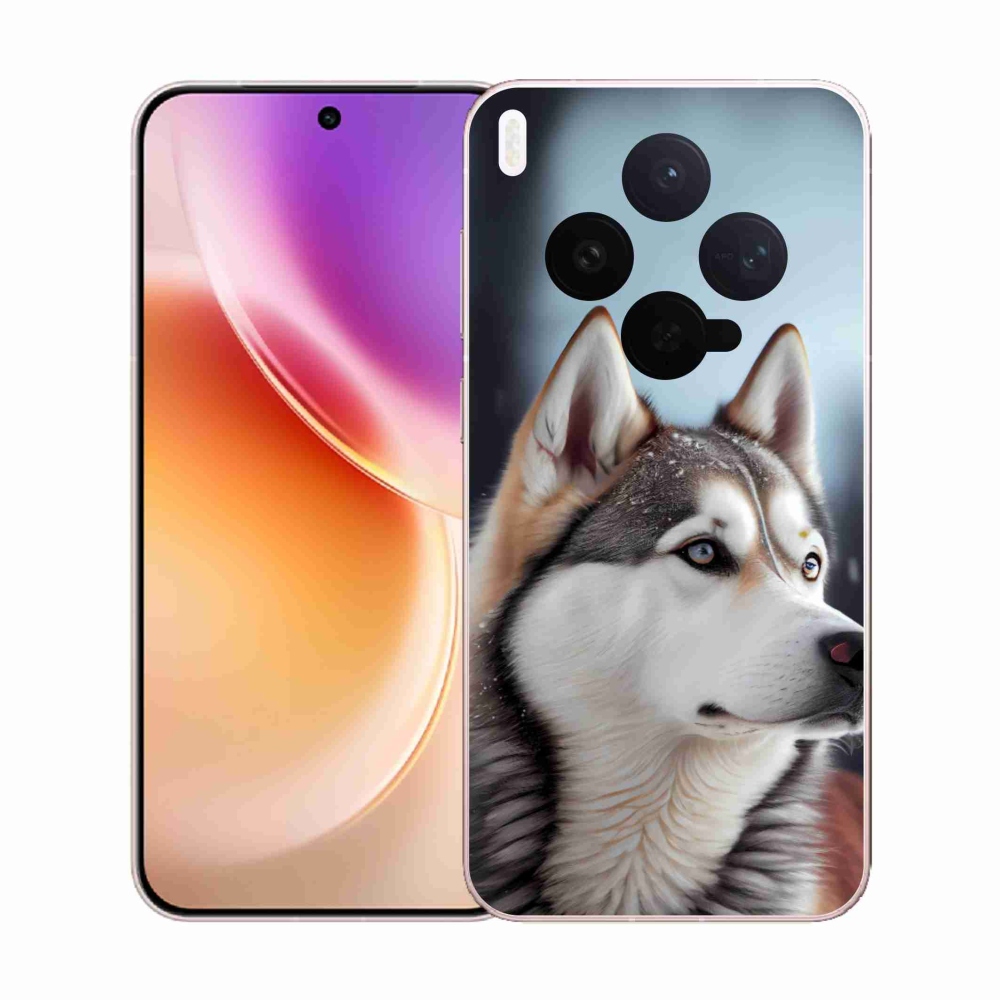 Zselés borítás mmCase a Vivo X300 5G készülékhez - Siberian Husky