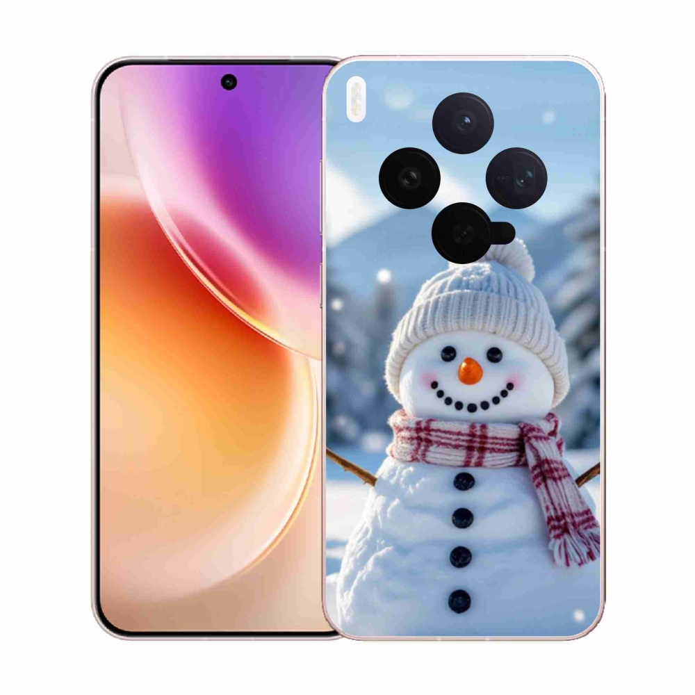 Zselés borítás mmCase a Vivo X300 5G készülékhez - hóember 3