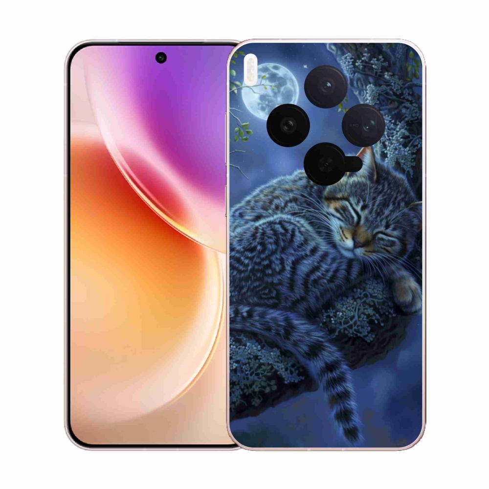 Zselés borítás mmCase a Vivo X300 5G-hez - alvó macska