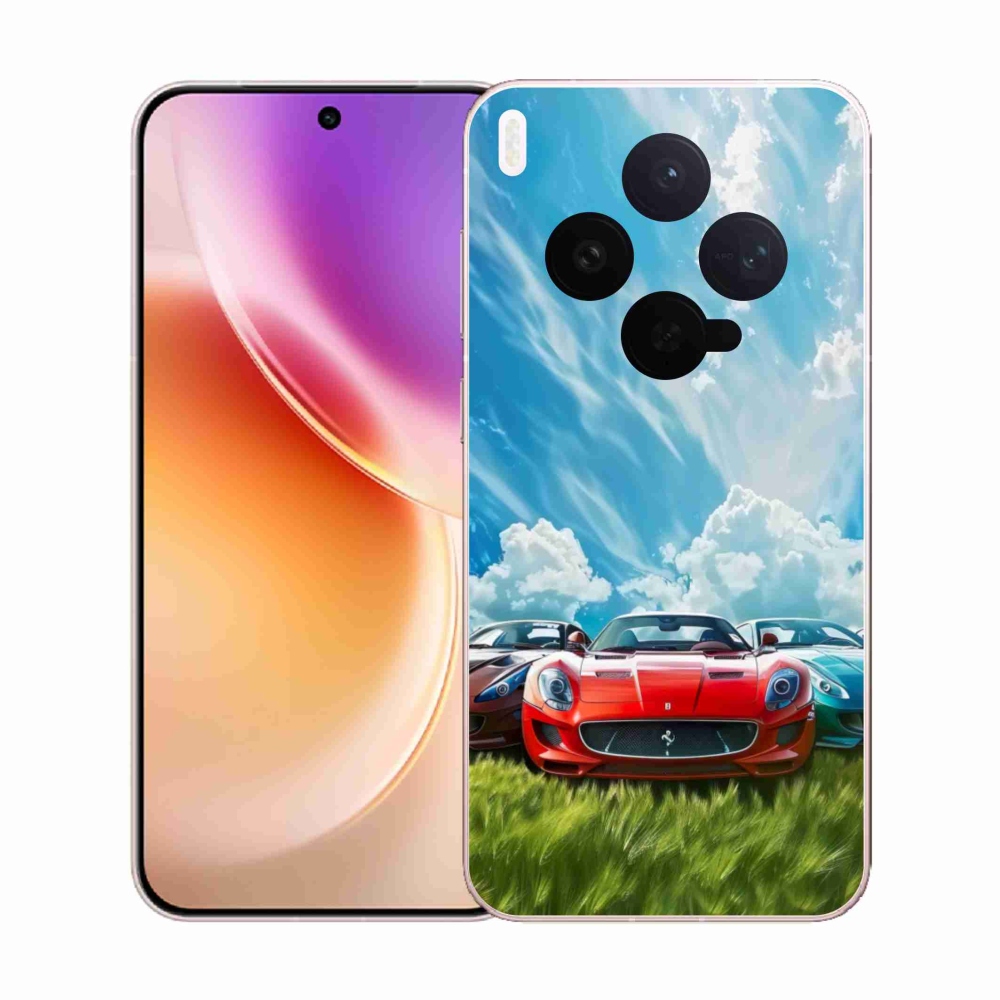 Zselés borítás mmCase a Vivo X300 5G-hez - sportkocsikhoz