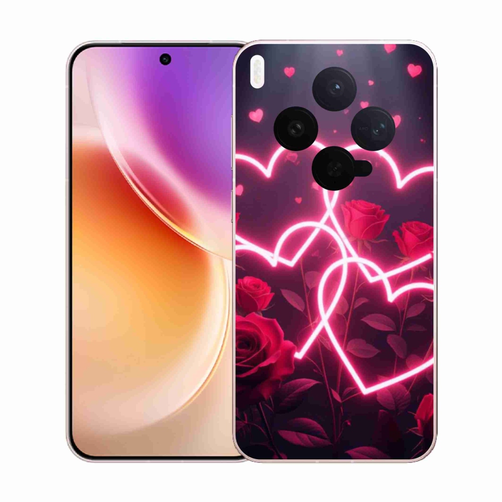 Gél borítás mmCase a Vivo X300 5G készülékhez - Szerelem szíve