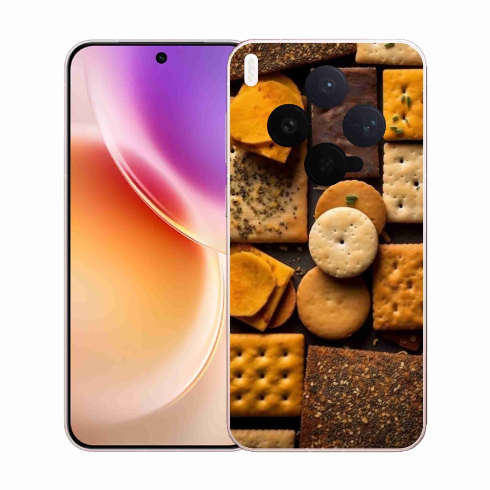 Zselés borítás mmCase a Vivo X300 5G-hez - kekszek