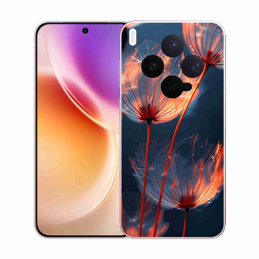 Zselés borítás mmCase a Vivo X300 5G-n - világító pehely