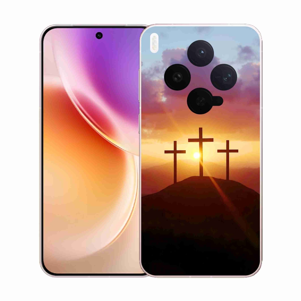 Zselés borítás mmCase a Vivo X300 5G-hez - három kereszt