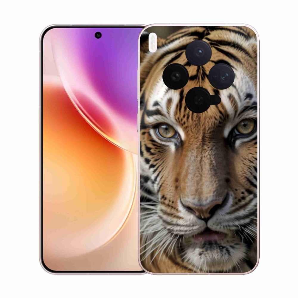 Zselés borítás mmCase a Vivo X300 5G-n - tigris nézet