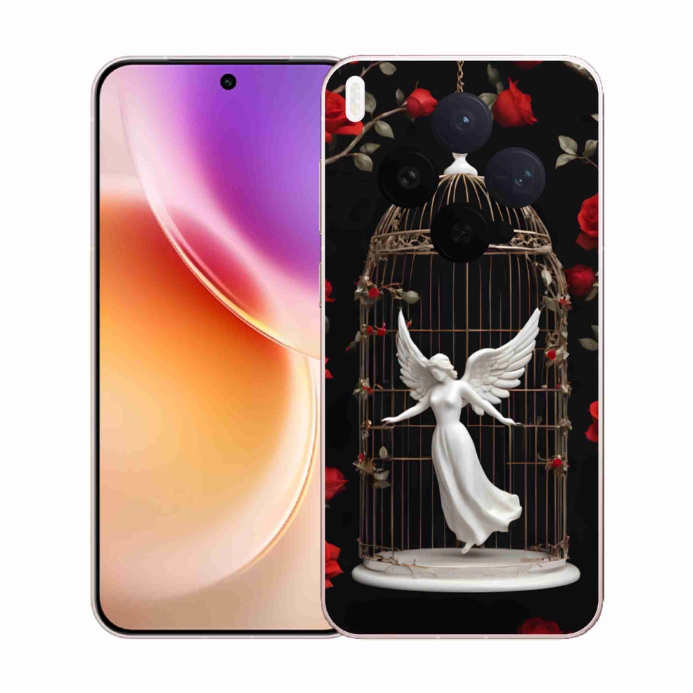 Zselés borítás mmCase a Vivo X300 5G készülékhez - csapdába esett angyal