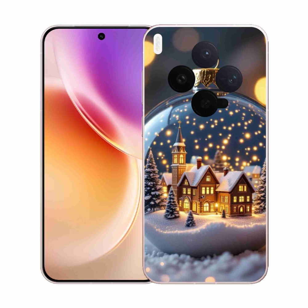 Gél borítás mmCase a Vivo X300 5G-hez - Karácsonyi gömbök 4