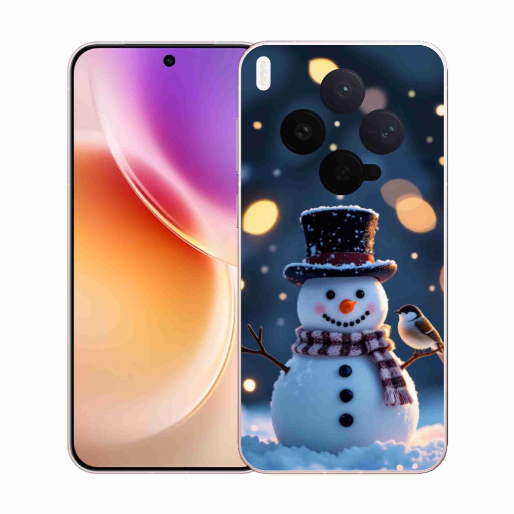 Gél borítás mmCase a Vivo X300 5G készülékhez - Karácsonyi hóember