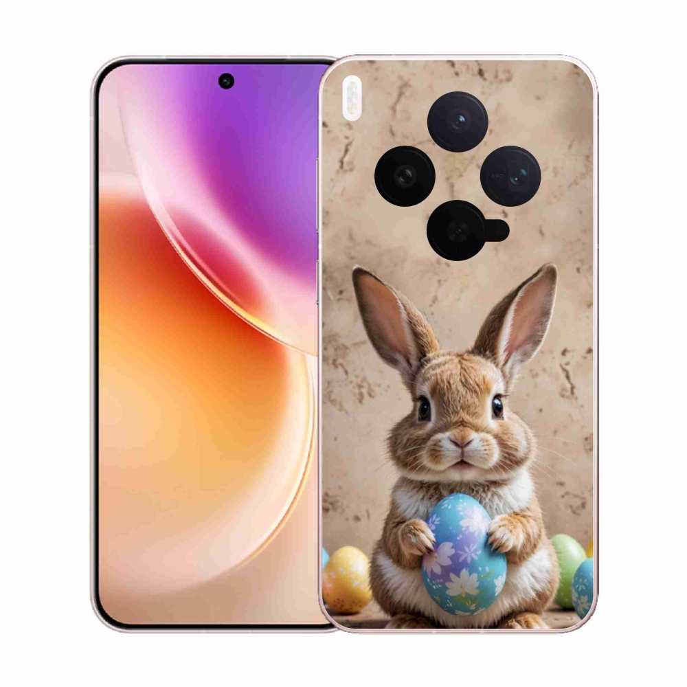 Gél borítás mmCase a Vivo X300 5G készülékhez - Húsvéti nyuszi