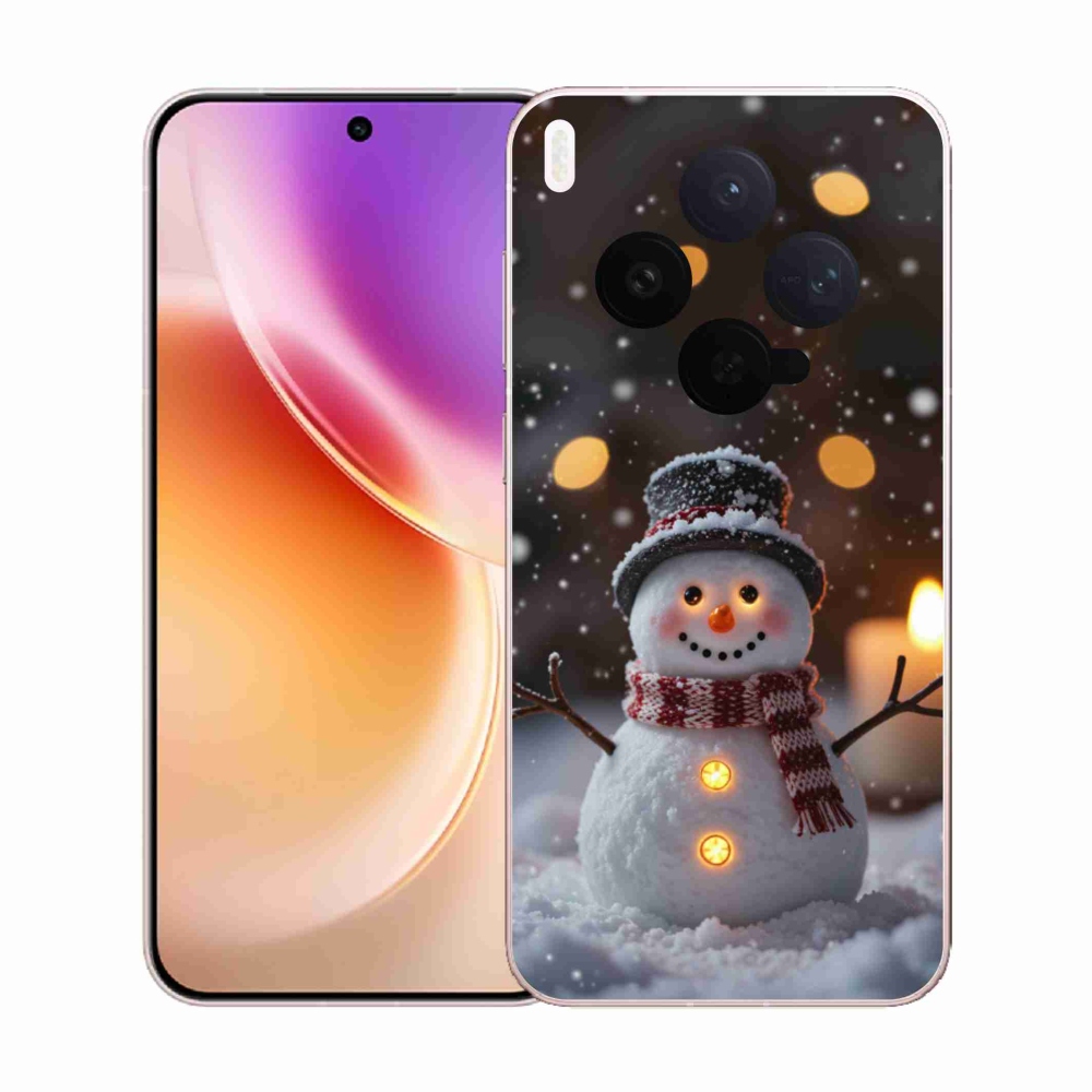 Gél borítás mmCase a Vivo X300 5G készülékhez - boldog hóember