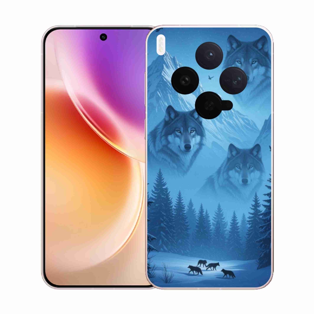 Gél védőburkolat mmCase a Vivo X300 5G készülékhez - farkas csomag