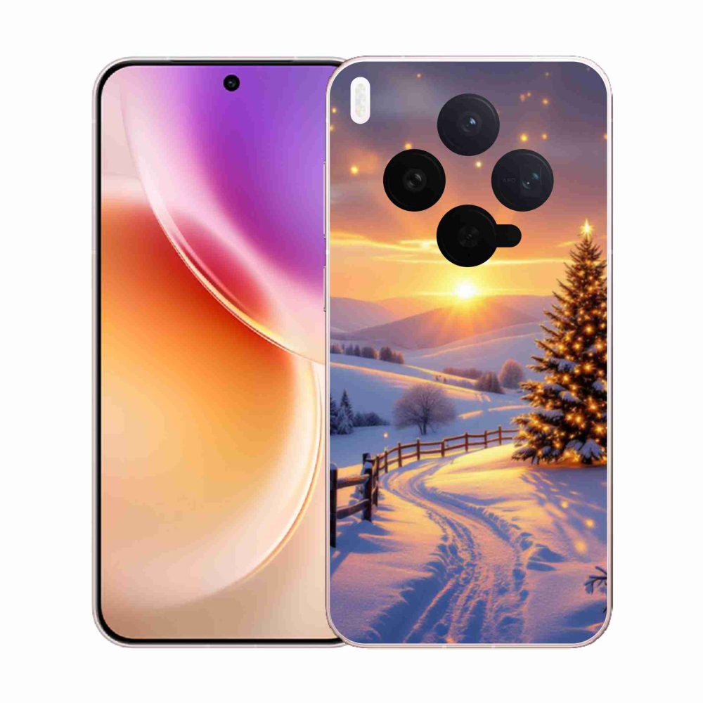 Zselés borítás mmCase a Vivo X300 5G készülékhez - téli tájkép